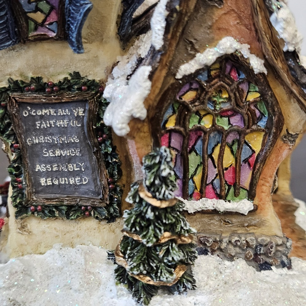 Boyds St Nicholas Chapel Nativity PAC + Figs Follow Yonder Star Christmas OB EUC - Picture 12 of 16